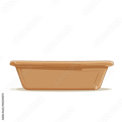Brown baking tray 