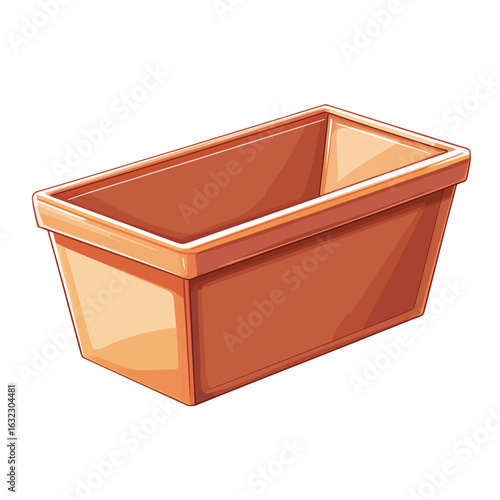 Illustration of a baking tray 