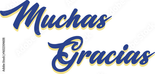 muchas gracias fondo transparente, letras en castellano