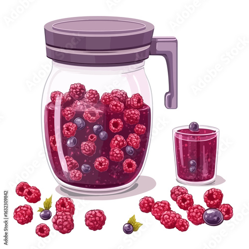 Blueberry juice 