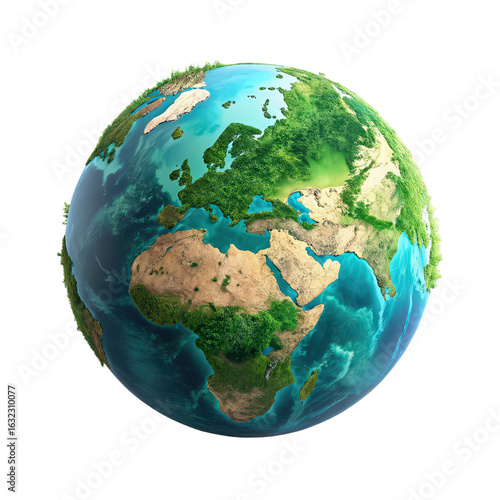 3D rendered planet Earth sphere globe isolated on a transparent background save png Earth illustration png globe design png rendered sphere art png transparent Earth image png