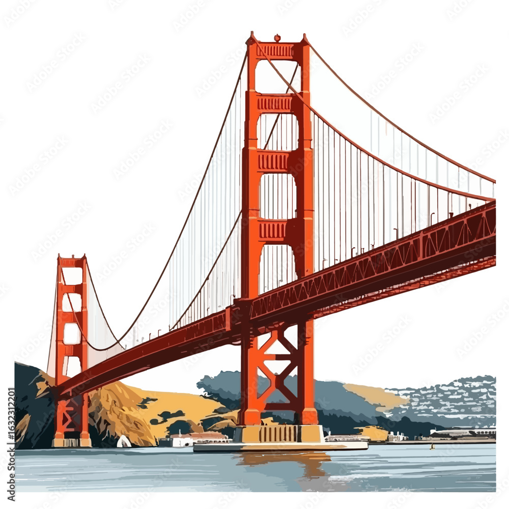 Obraz premium Red bridge 