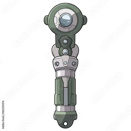 Can opener isolated on white 