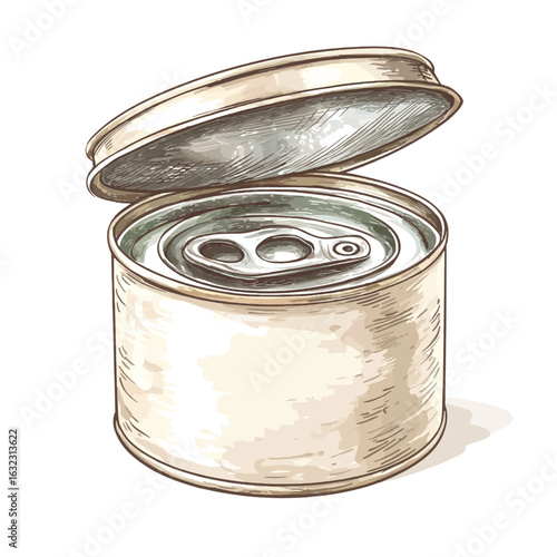 Can opener on white background 