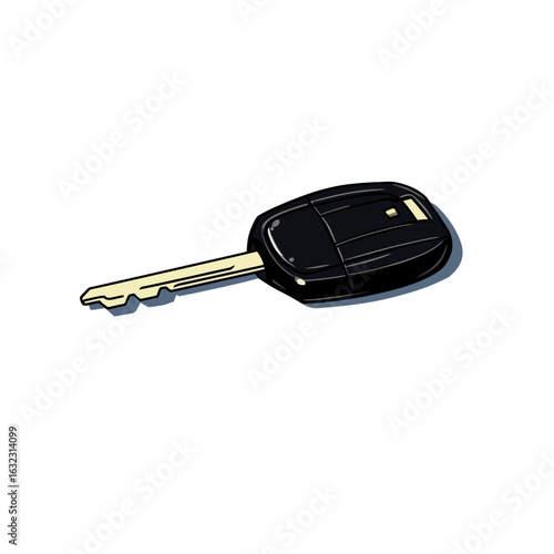 car keys isolated on white background
