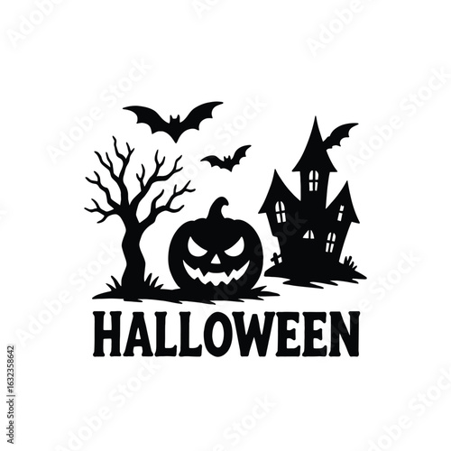 halloween pumpkin vector illustration