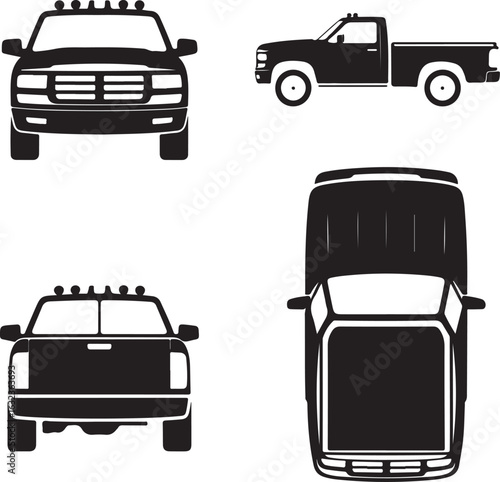 set of transport icons