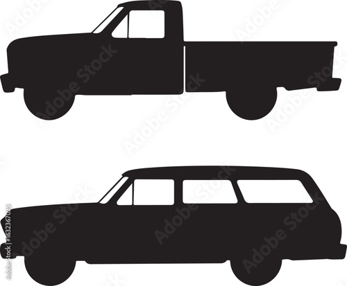 retro car vector
