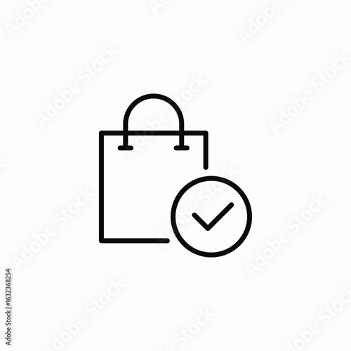 order completion icon sign vector