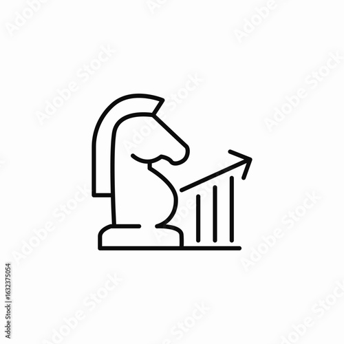 success strategy icon sign vector