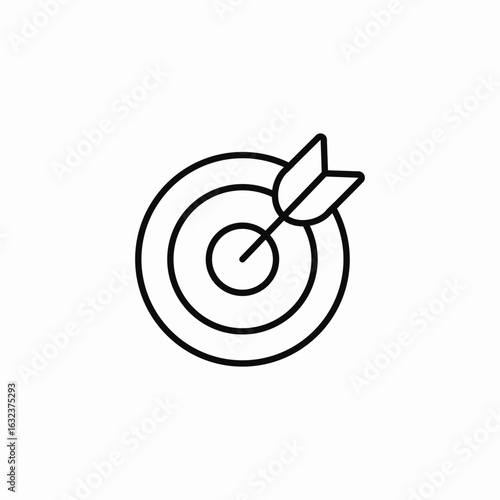 target reach icon sign vector