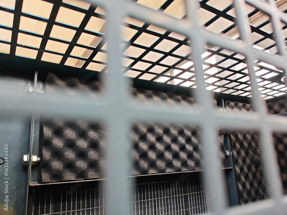 Obraz premium prison cell phone