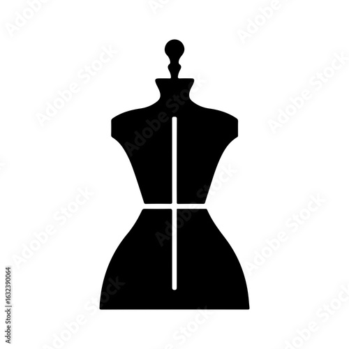 A mannequin design element is perfect for fashion, tailoring, or clothing brand logos, apparel designs, and creative fashion projects.