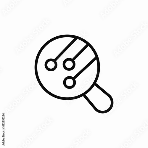 search neurons icon sign vector