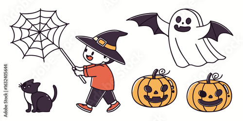 Black vector silhouette illustration of a wild stallion with a flowing mane