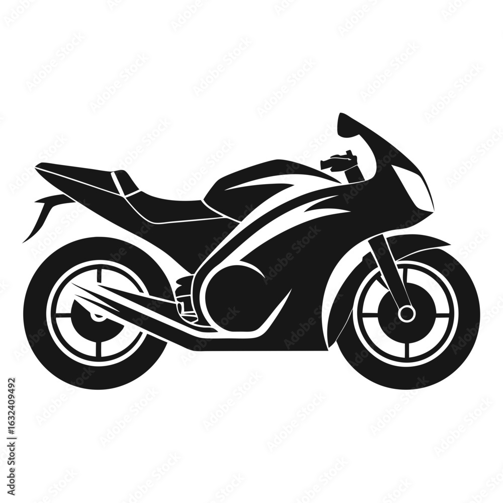 Fototapeta premium motorcycle vector illustration