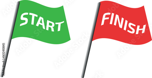 Start and Finish Flags PNG – Racing Icons