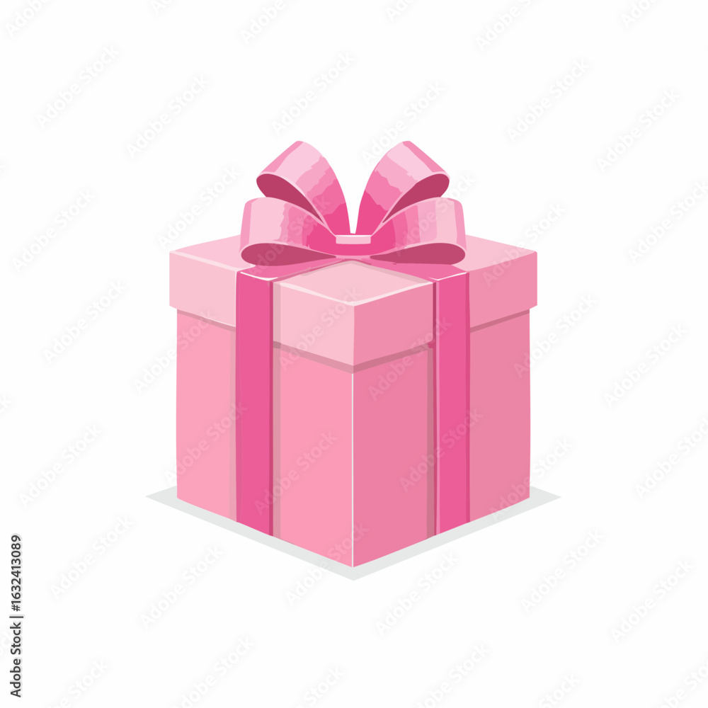 Fototapeta premium Geschenkbox in pink
