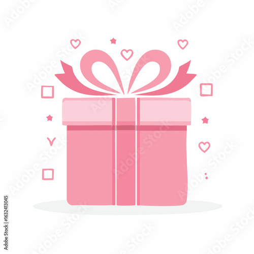 Geschenkbox in pink