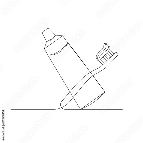 teeth, illustration, outline, vector, care, hygiene, toothbrush, clean, morning, dentist, toothpaste, freshness, bathroom, symbol, modern, protection, mouth, health, routine, computer graphic, concept