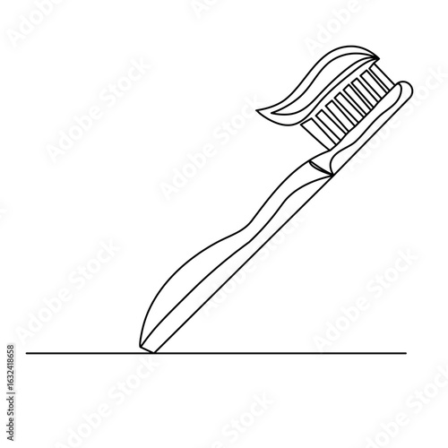 teeth, illustration, outline, vector, care, hygiene, toothbrush, clean, morning, dentist, toothpaste, freshness, bathroom, symbol, modern, protection, mouth, health, routine, computer graphic, concept