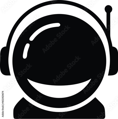 astronaut helmet silhouette