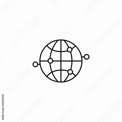 global spots icon sign vector