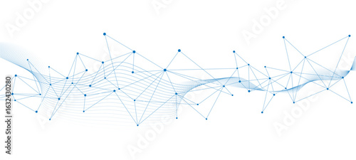 abstract background with blue lines