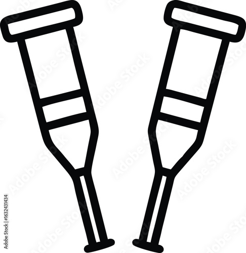 crutches icon