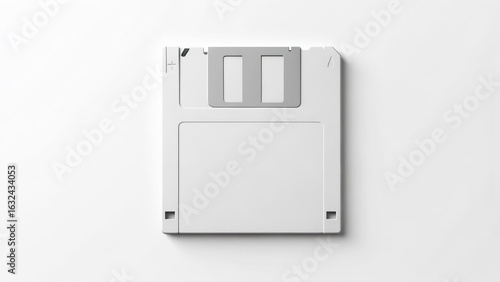 Tapety artystyczne Vintage floppy disk on white background