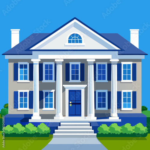 vector illustration of a building