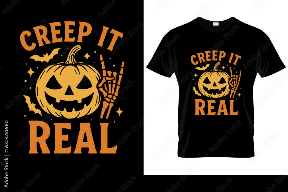 Halloween t-shirt design with funny quote Halloween t-shirt design with funny quote
