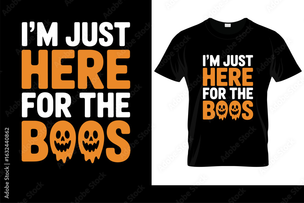 Halloween t-shirt design with funny ghost and drinking pun quote. Halloween t-shirt design with funny ghost and drinking pun quote.