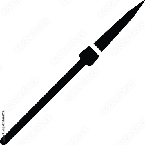 javelin silhouette with transparent background