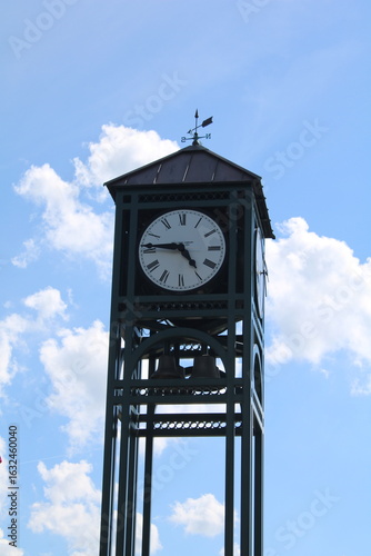 Thomasville Clocktower at the church walk in downtown Thomasville, NC