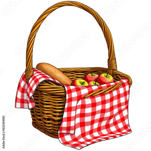 Fall picnic basket