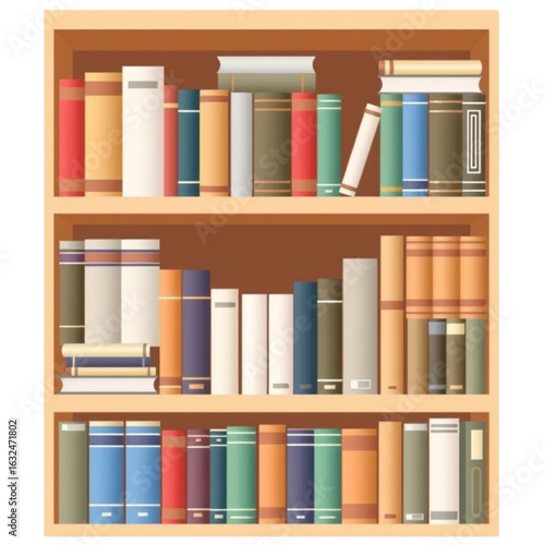 .Library bookshelf