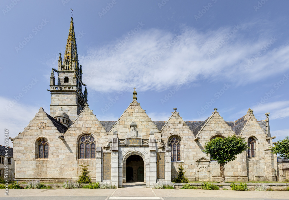 Obraz premium Enclos paroissial de Pleyber-Christ dans le département du Finistère - Bretagne