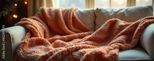 Cozy oversized blanket sweater, perfect for lounging on the sofa Soft, warm, and incredibly comfortable for chilly evenings Ideal for fall and winter , stitch, relaxation, texture