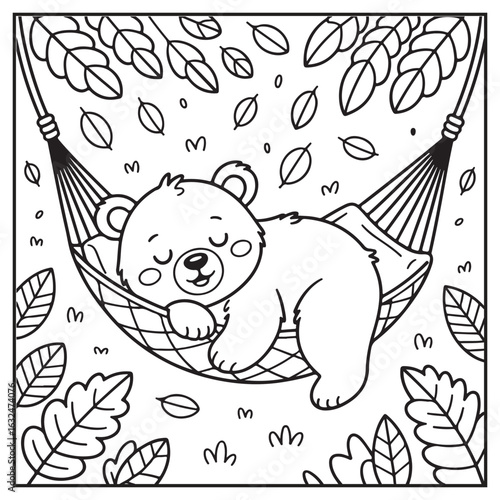Autumn Animals Coloring Pages