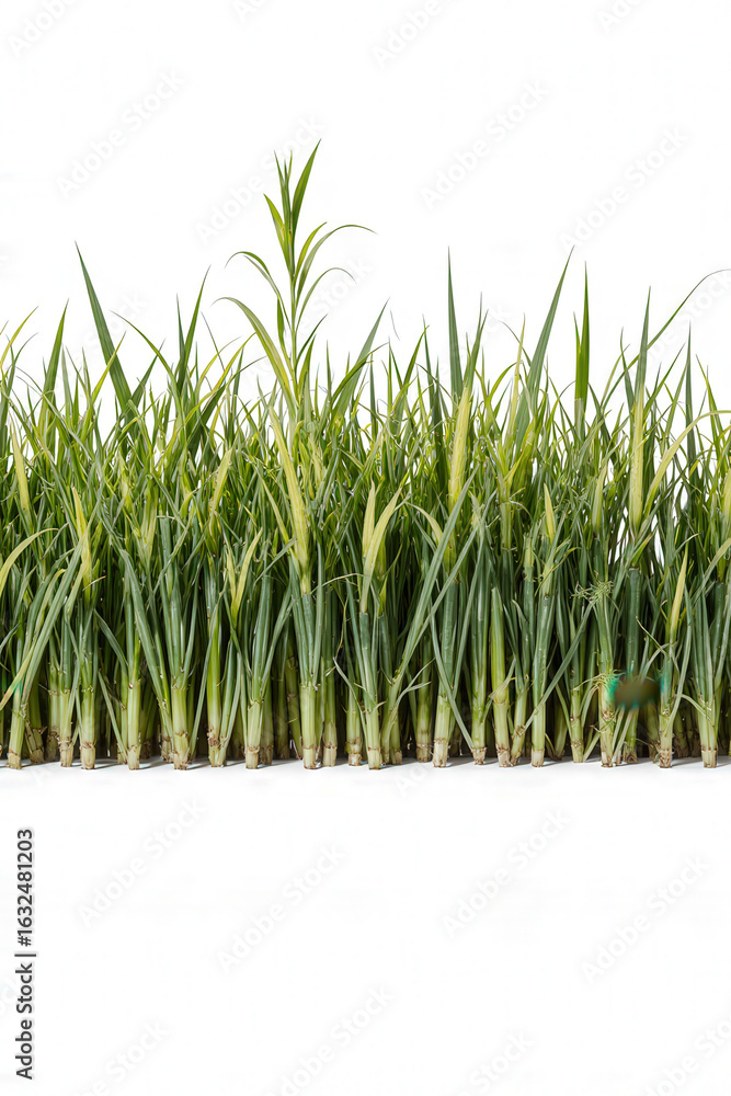 Obraz premium Lush Green Grass: A vibrant, healthy patch of long green grass flourishes.