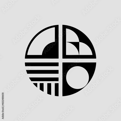 “Statistical Report Geometric Icon – Data Analysis, Business Insights, Minimal Vector Design, Editable Stroke”