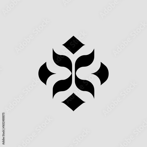 “Swimming Waves Geometric Icon – Water Sports, Ocean, Minimal Vector Design, Editable Stroke”