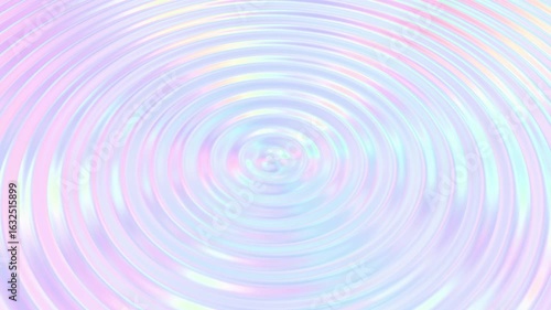 Abstract Iridescent wave, Circular Wave pattern, loop video
