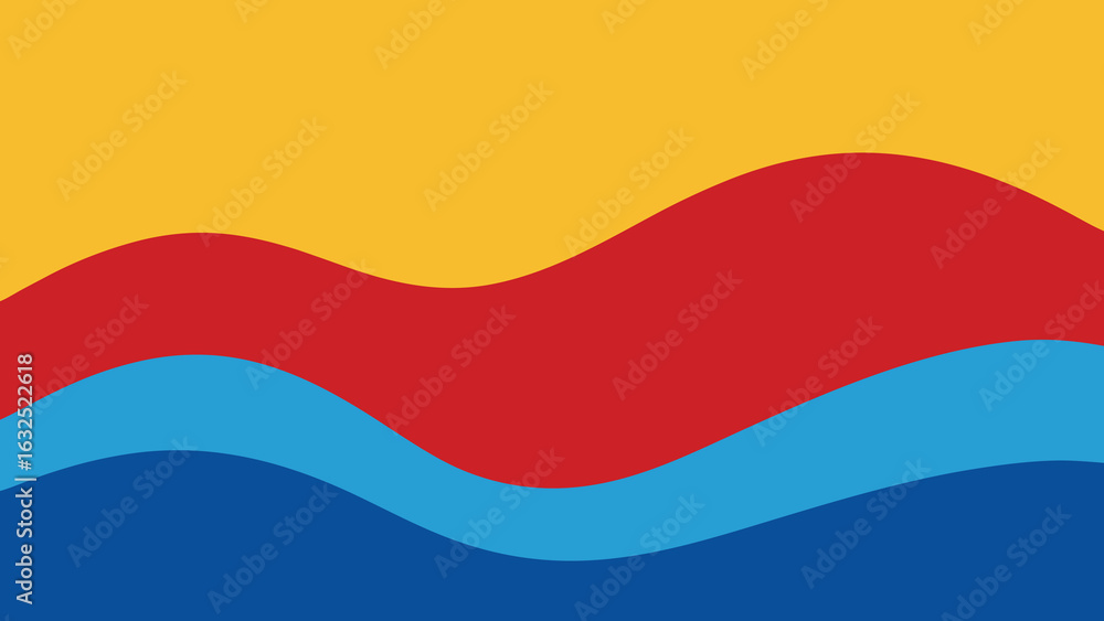 Naklejka premium dual wave tone vector background