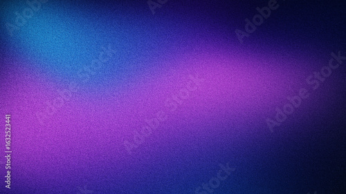 Abstract web banner design, with dark blue purple color gradient background, grainy texture effect,