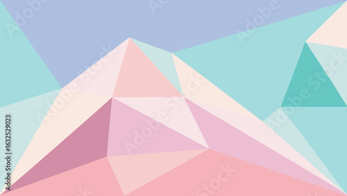 pastel geometric blend vector background