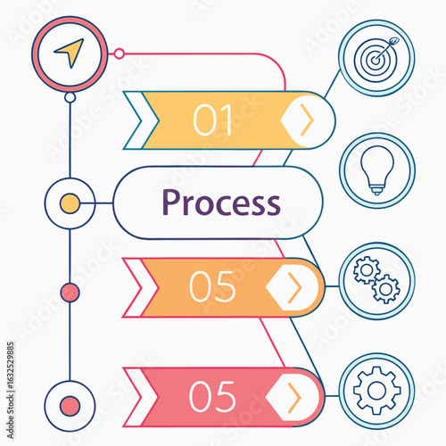 Process Flow Infographic