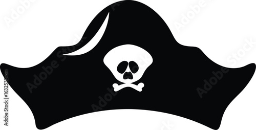 pirate hat logo silhouette
