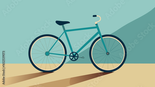 vintage bicycle sunlit wall